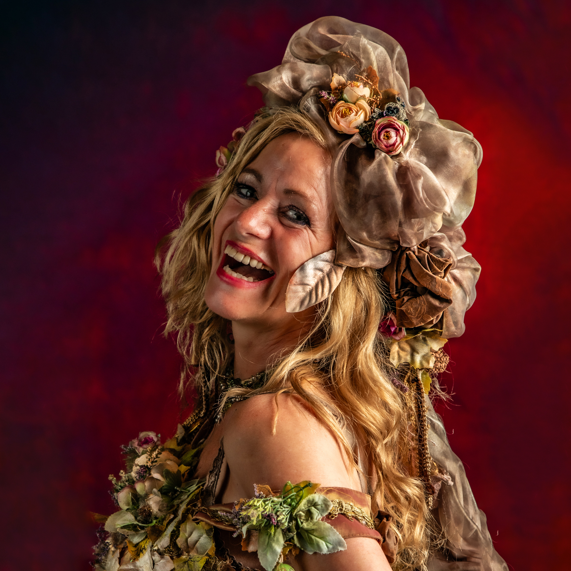 Kleurrijk fine-art portret